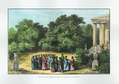 Plato and His Disciples in the Garden of the Academy, from 